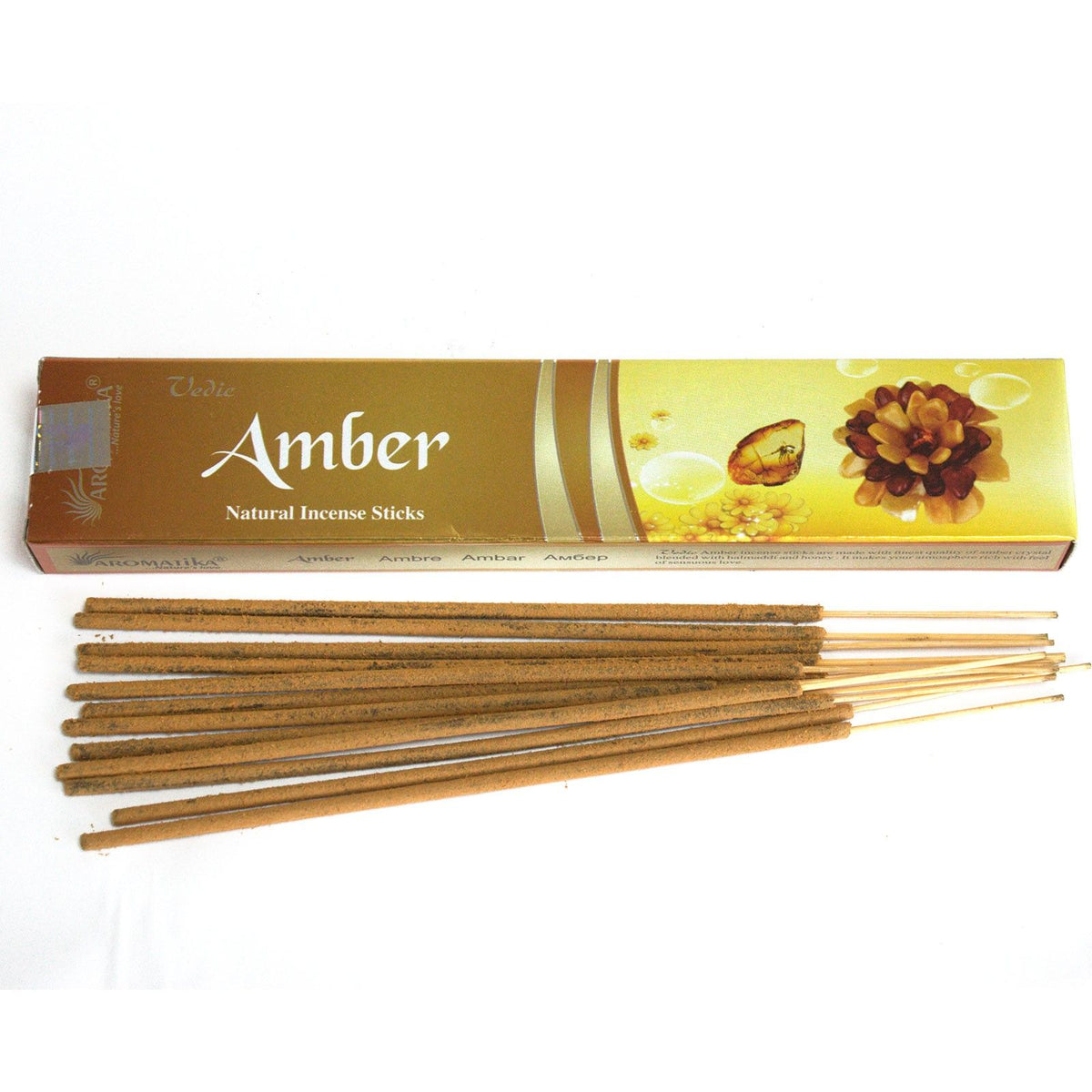 Aromatika Vedic Amber Masala Incense Sticks – view 2