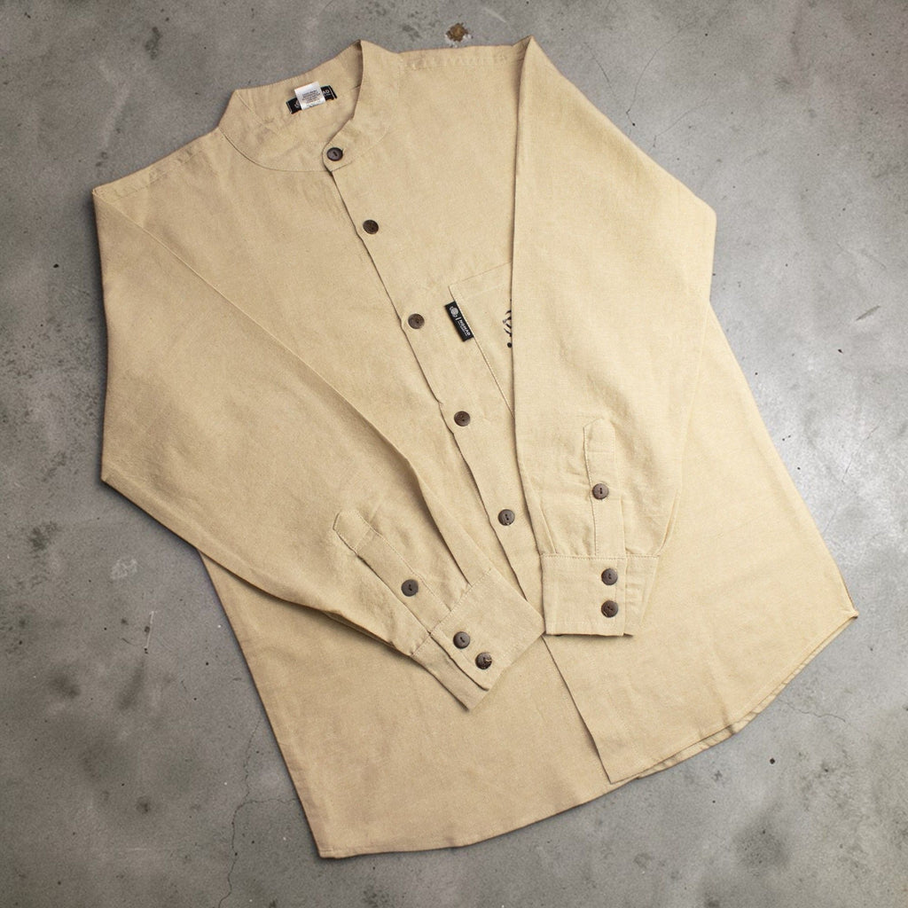 Nomad Sari Kathmandu Shirt - Stone - Medium – view 3