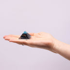 Small Orgonite Pyramid 25mm - Gemstone Chips and Copper – view 10