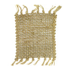 Set of 4 Seagrass Fringe Coasters - Natural – view 2