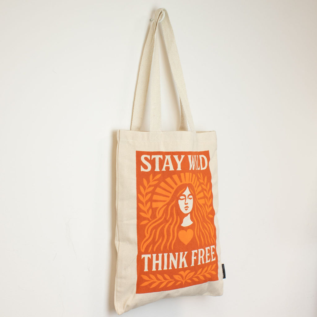 Nomad Sari Toni Tote Bag - Stay Wild - Natural – view 8