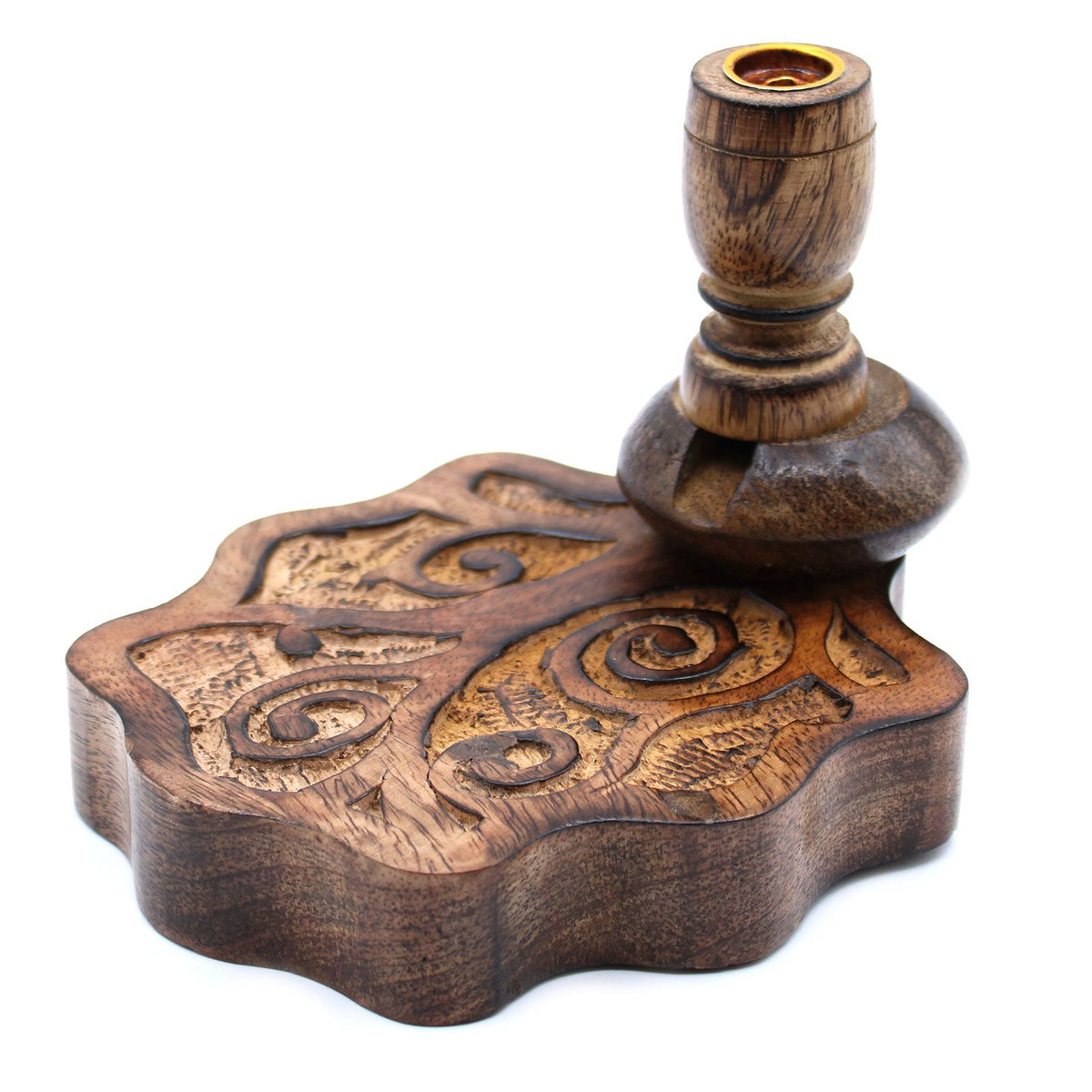 Small Mango Wood Backflow Burner - Tree of Life – view 4