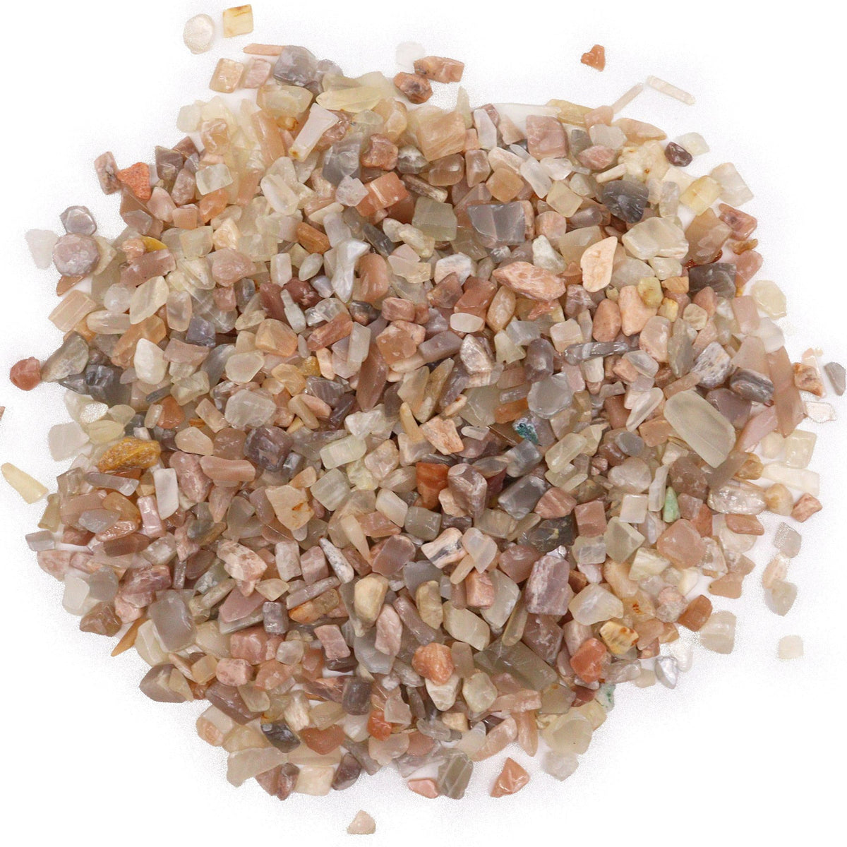 Moonstone Gemstone Chips - 1kg Bulk Bag – view 4