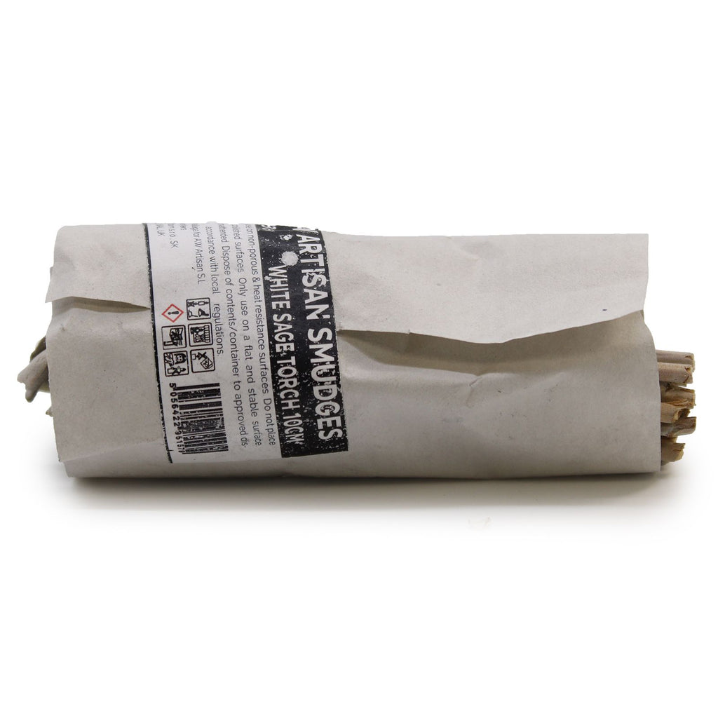 White Sage Torch Smudge Stick 10 cm