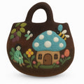 Fairy Garden Felted Wool Bag - 35x27cm