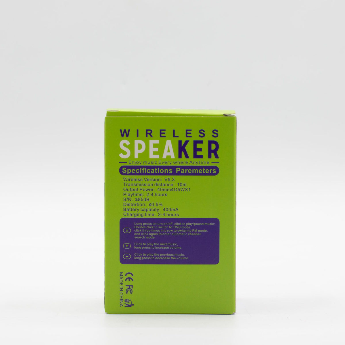Camping Hook Mini Bluetooth Speaker, Green