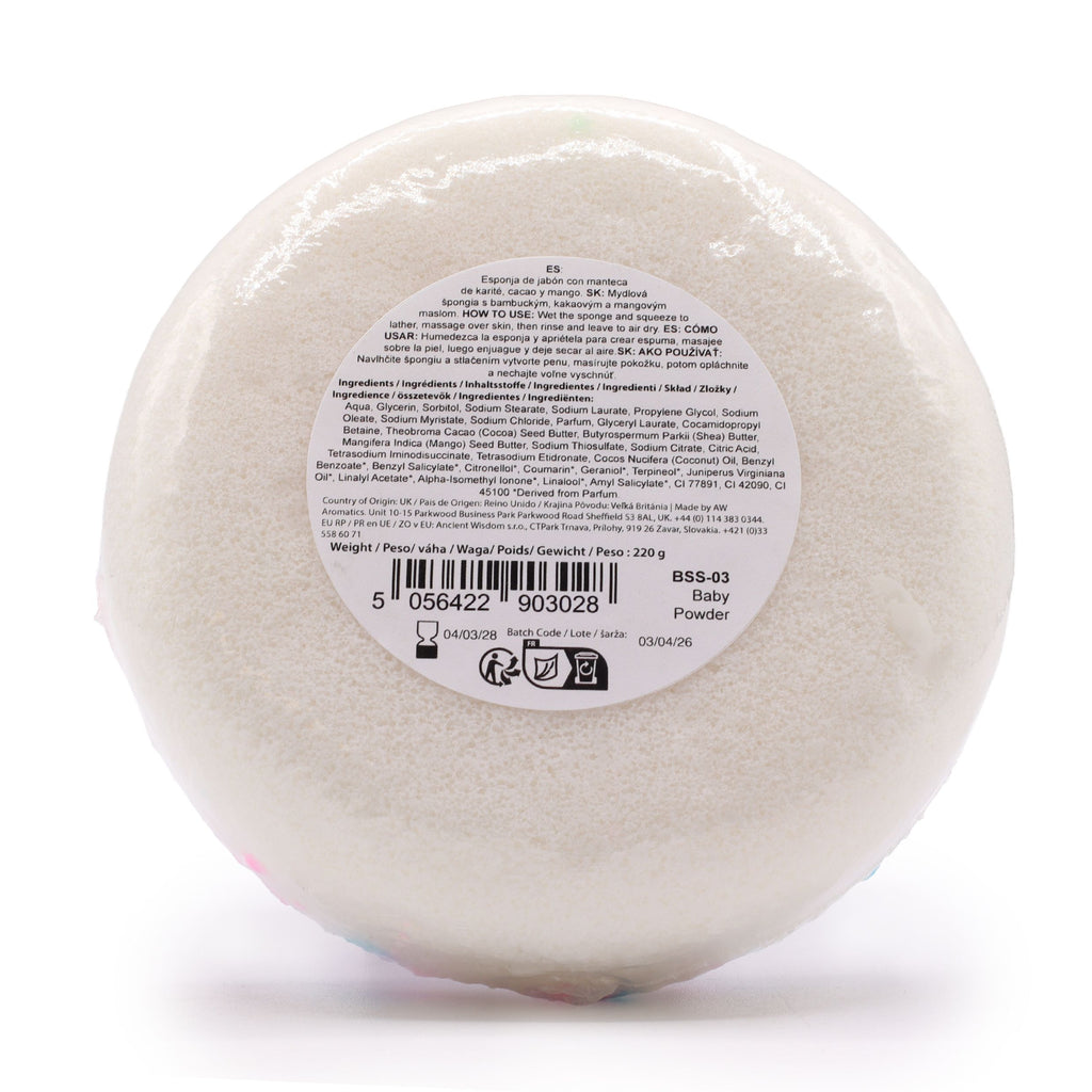 Butter Bubble Soap Sponge - Baby Powder – view 2