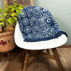 Handmade Indigo Throw - 170x120cm - Desi Stripes – view 3