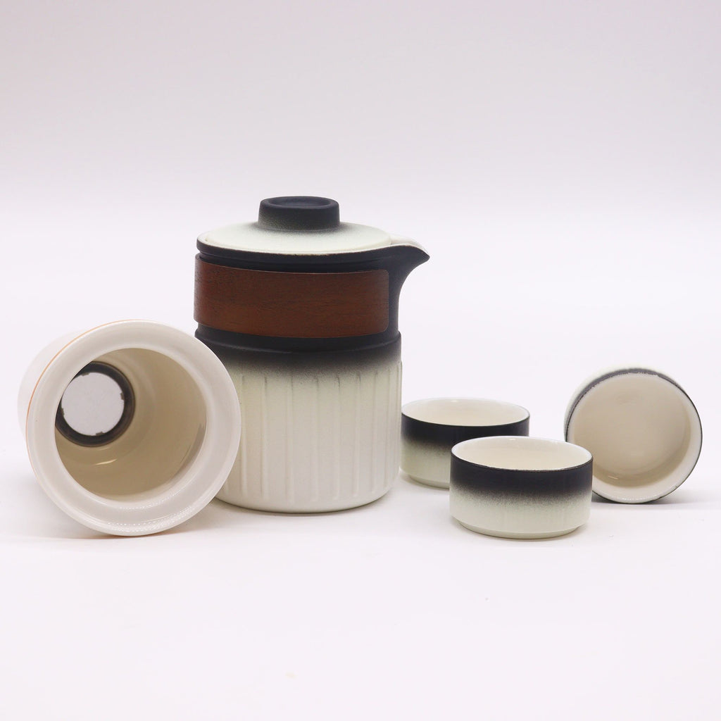 Travel Ceramic Teapot Set - Three Friends Travel Pack – view 2