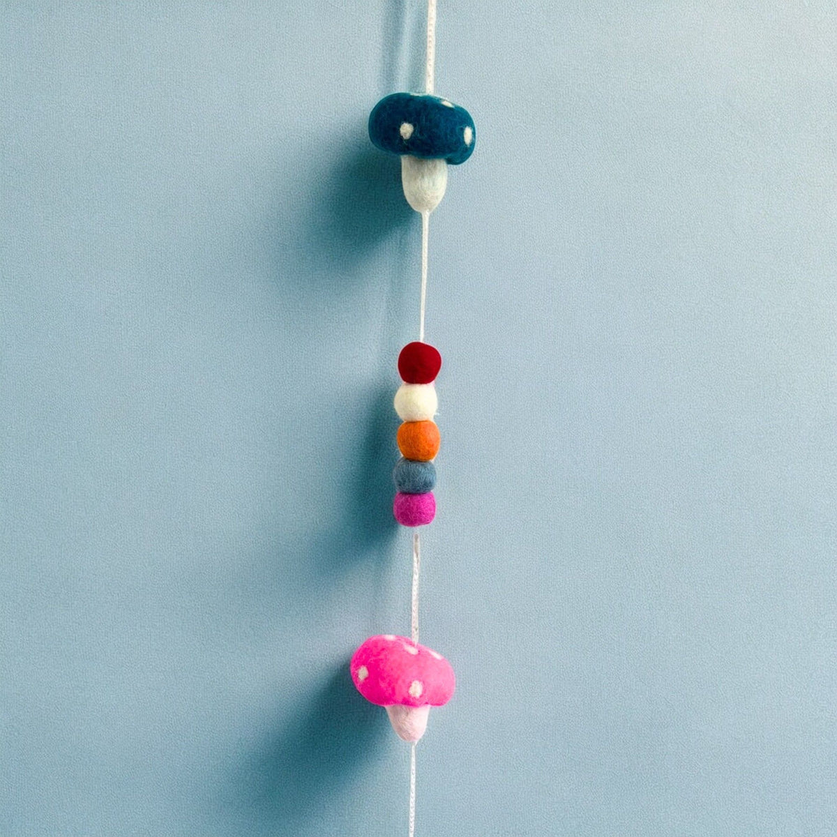 Felt Wall Hanging 110cm - Mushrooms, Random Colours