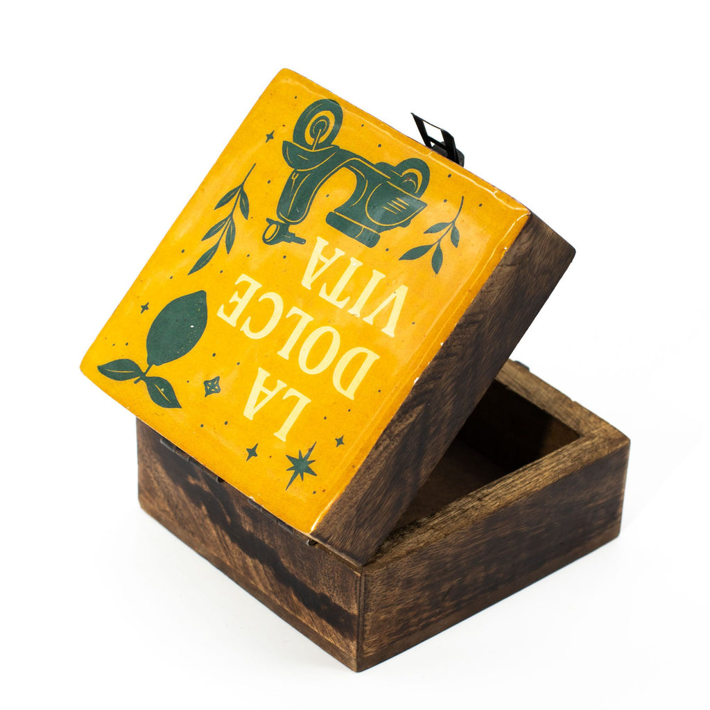 Small Enamelled Box - La Dolce Vita – view 3