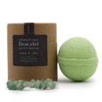 Green Aventurine Gemstone Bracelet Bath Bomb – view 7
