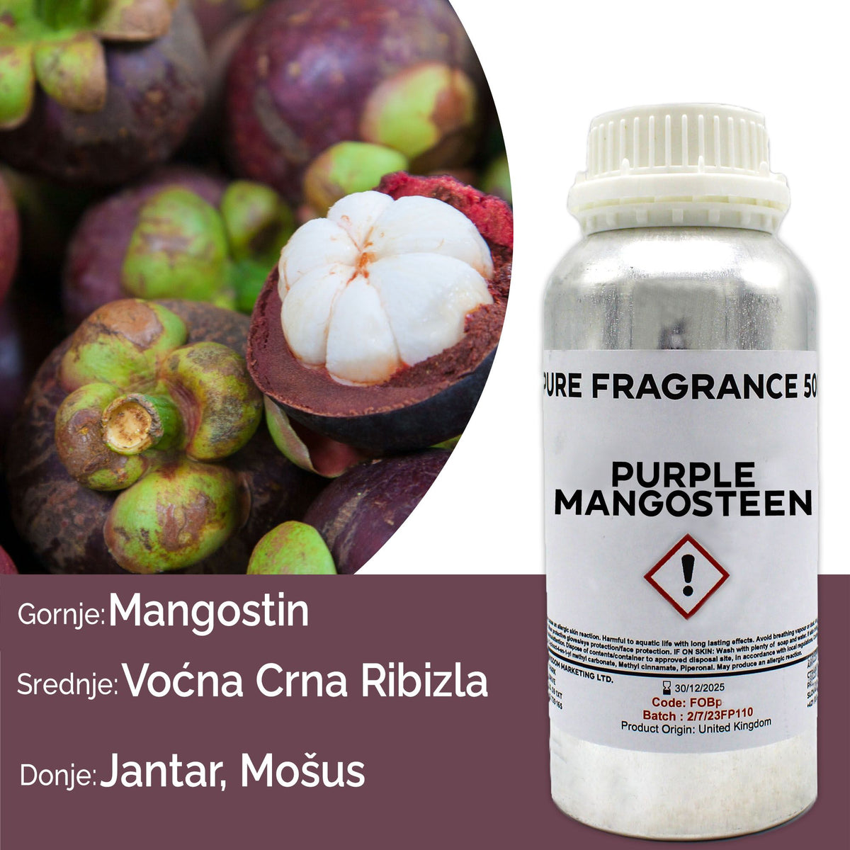 Purple Mangosteen Pure Fragrance Oil - 500ml – view 4