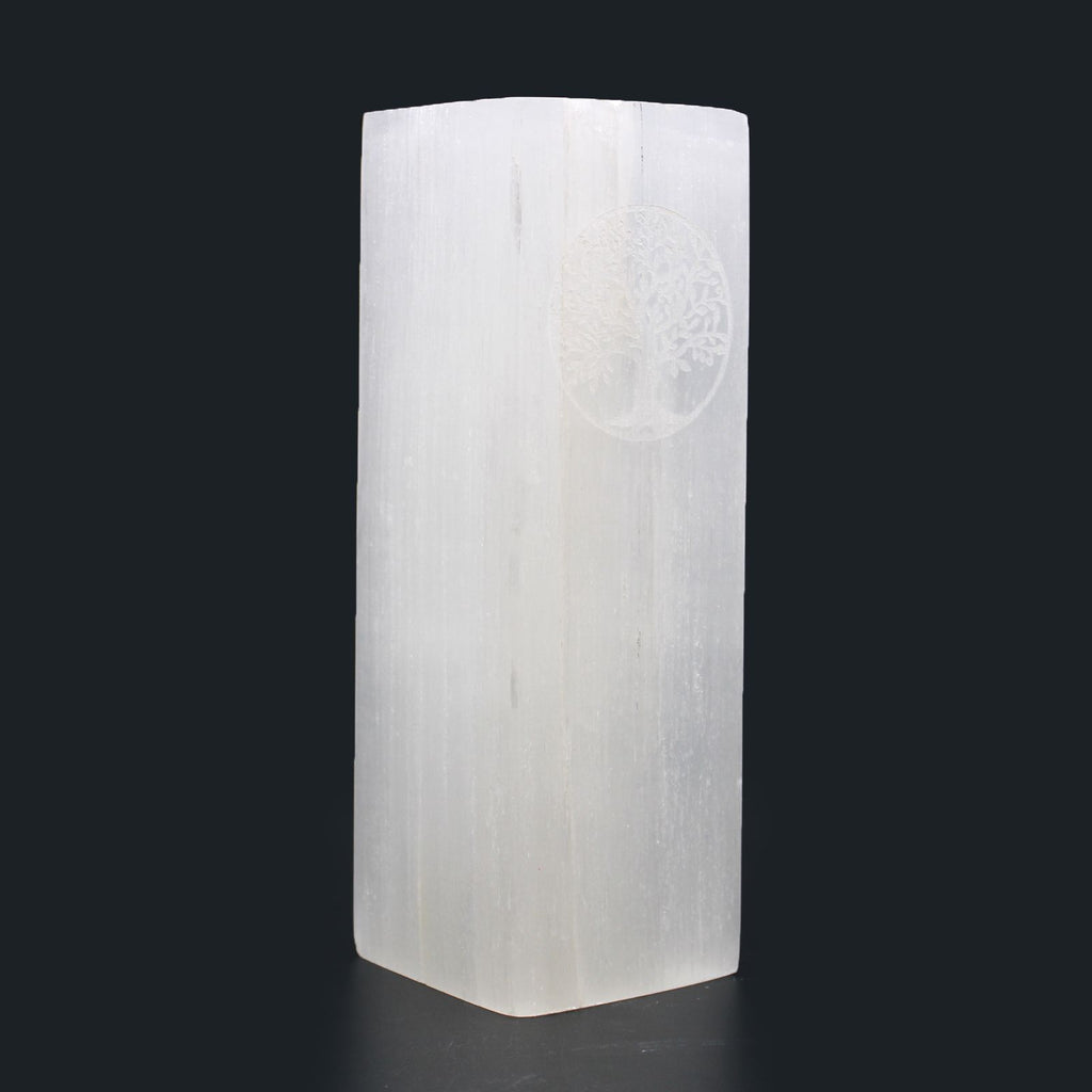 Selenite Block Lamp 25cm - Tree of Life – view 5