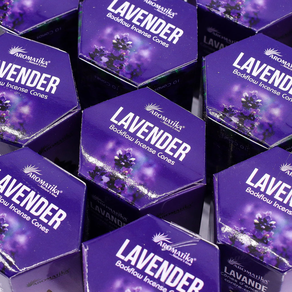 Aromatika Lavender Backflow Incense Cones Pack of 10 – view 6