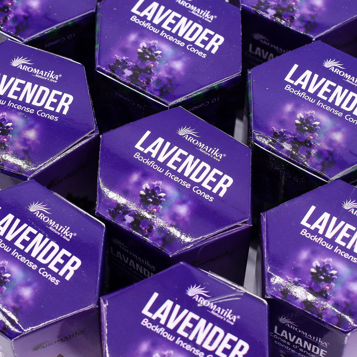 Aromatika Lavender Backflow Incense Cones Pack of 10 – view 6