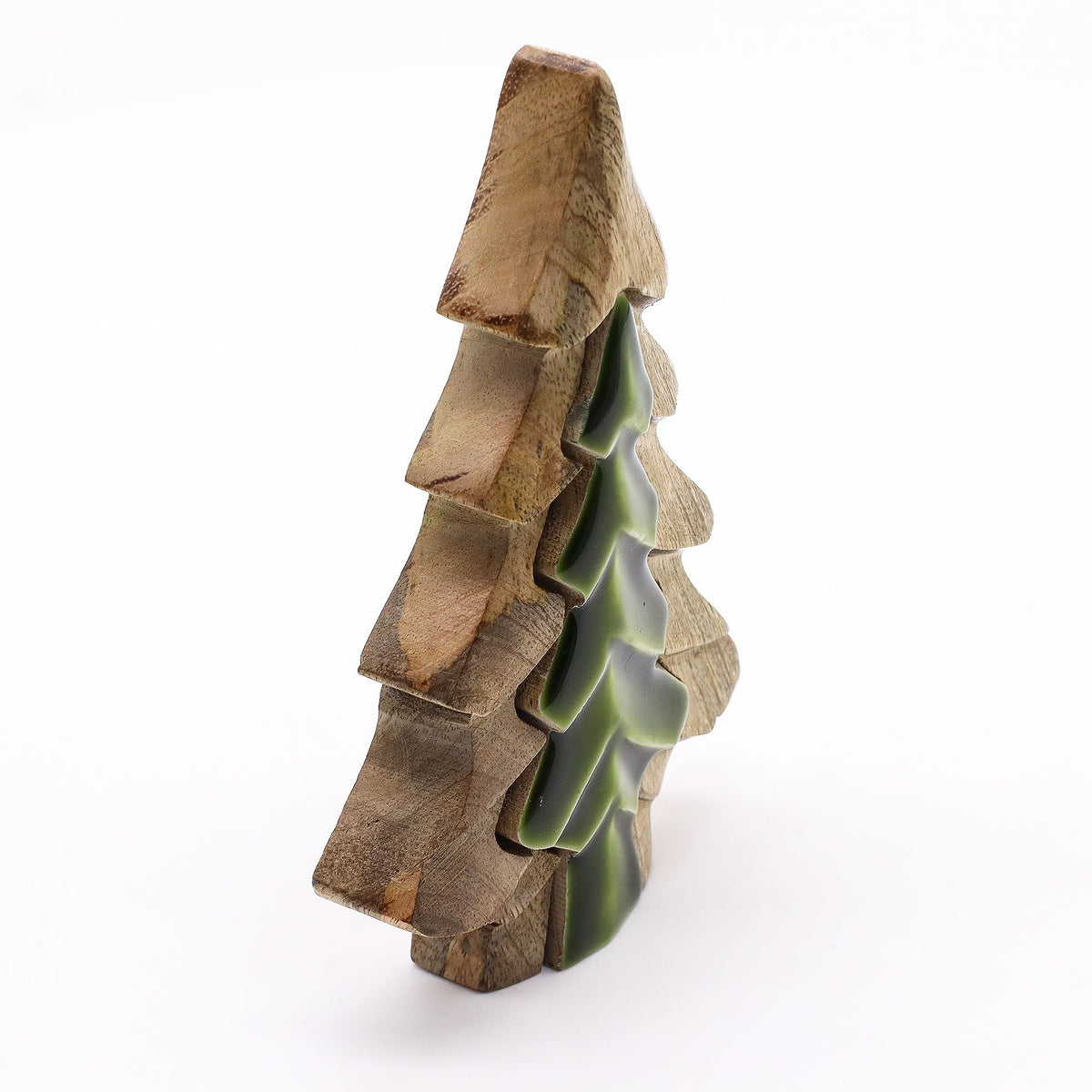 Small Tree in a Tree Wooden Decoration - 15 x 10 cm – view 11